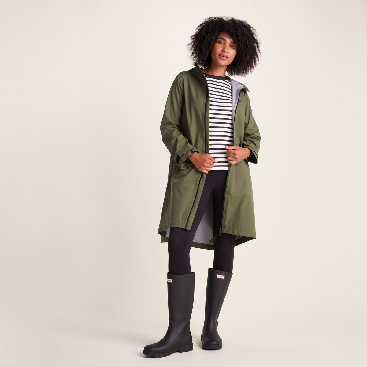 Nova Womens Performance Waterproof Jacket - Khaki