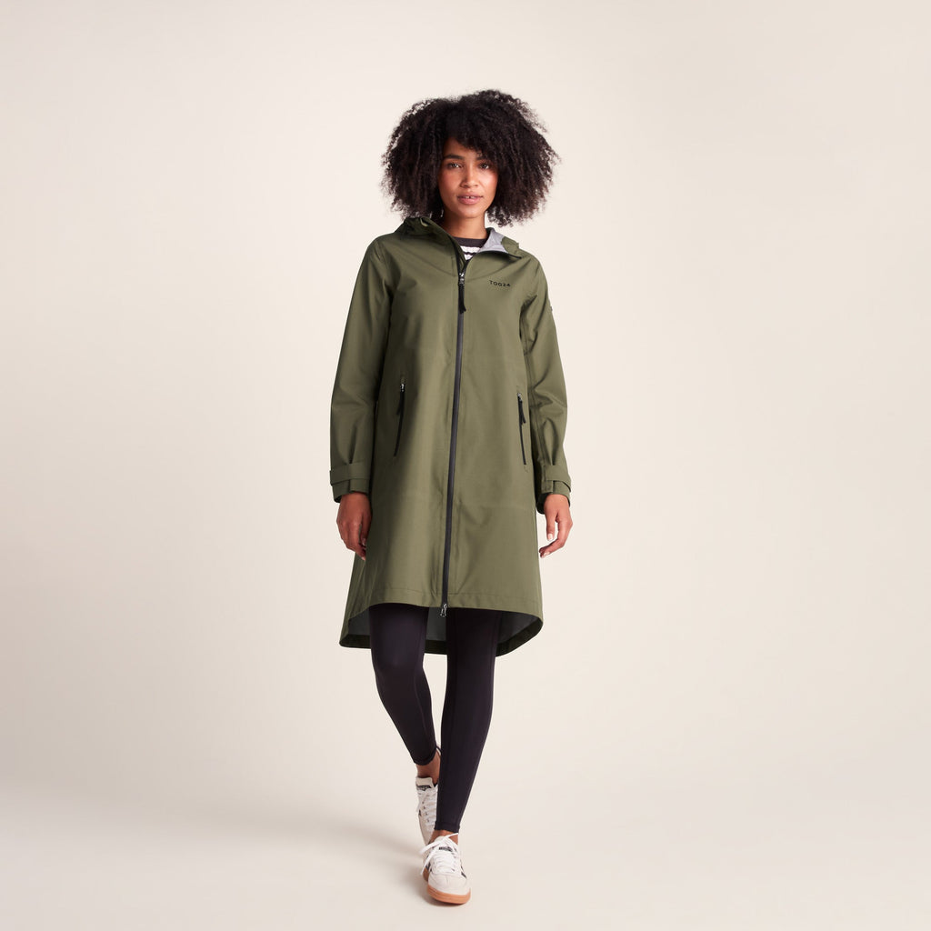 Nova Womens Performance Waterproof Jacket - Khaki - Image 7