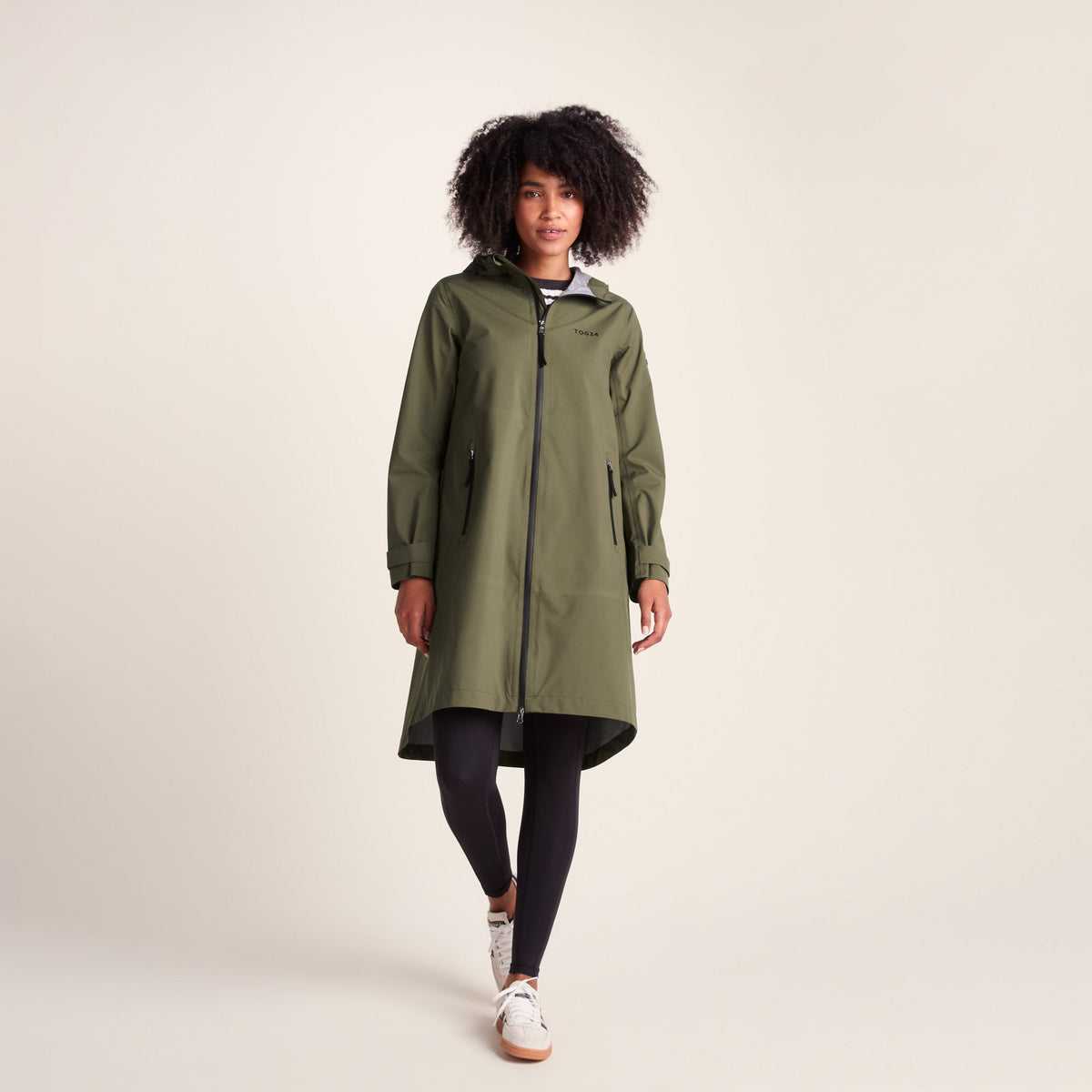 Nova Womens Performance Waterproof Jacket - Khaki - Image 7