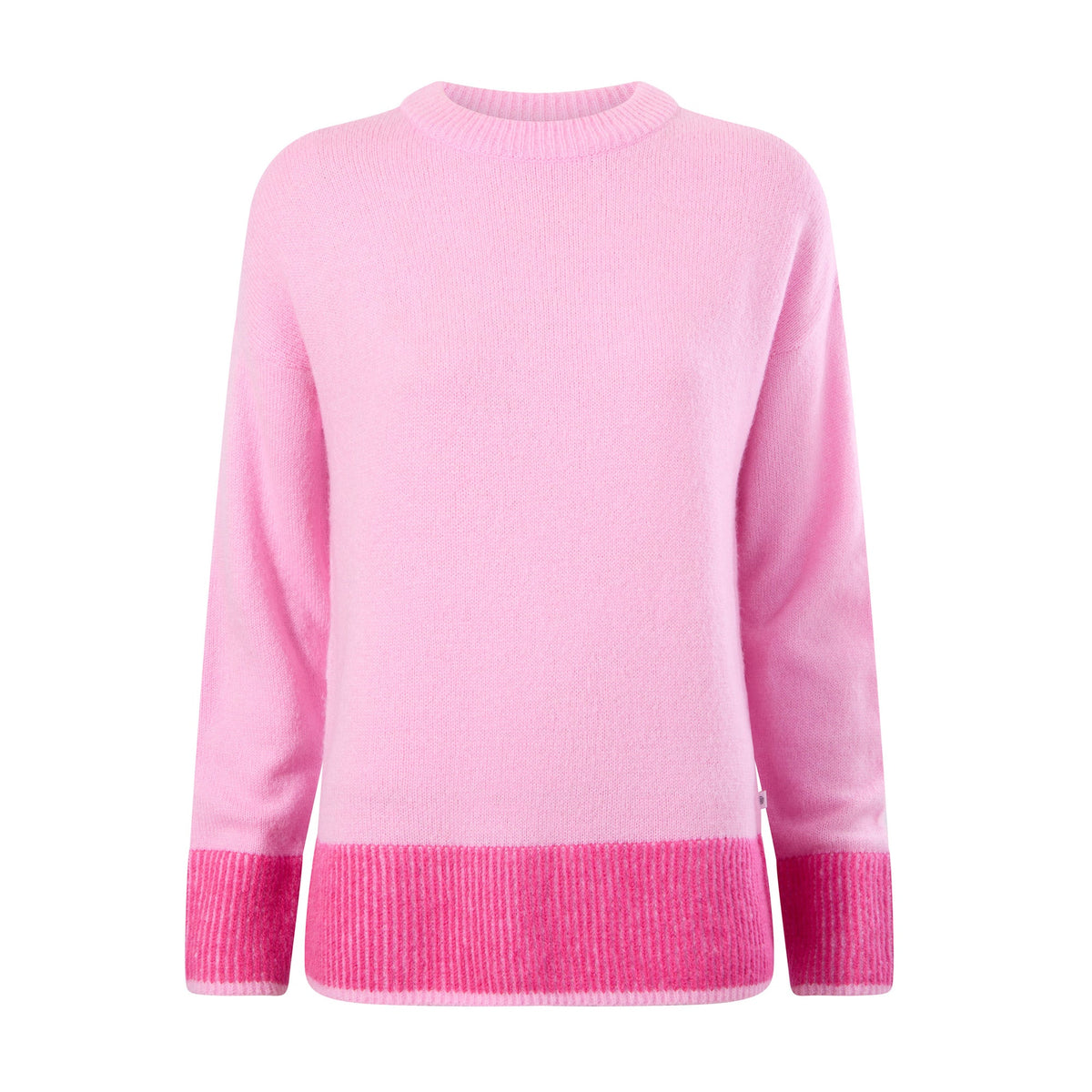 Odette Womens Soft Touch Knit Jumper - Sandy Pink - Image 8