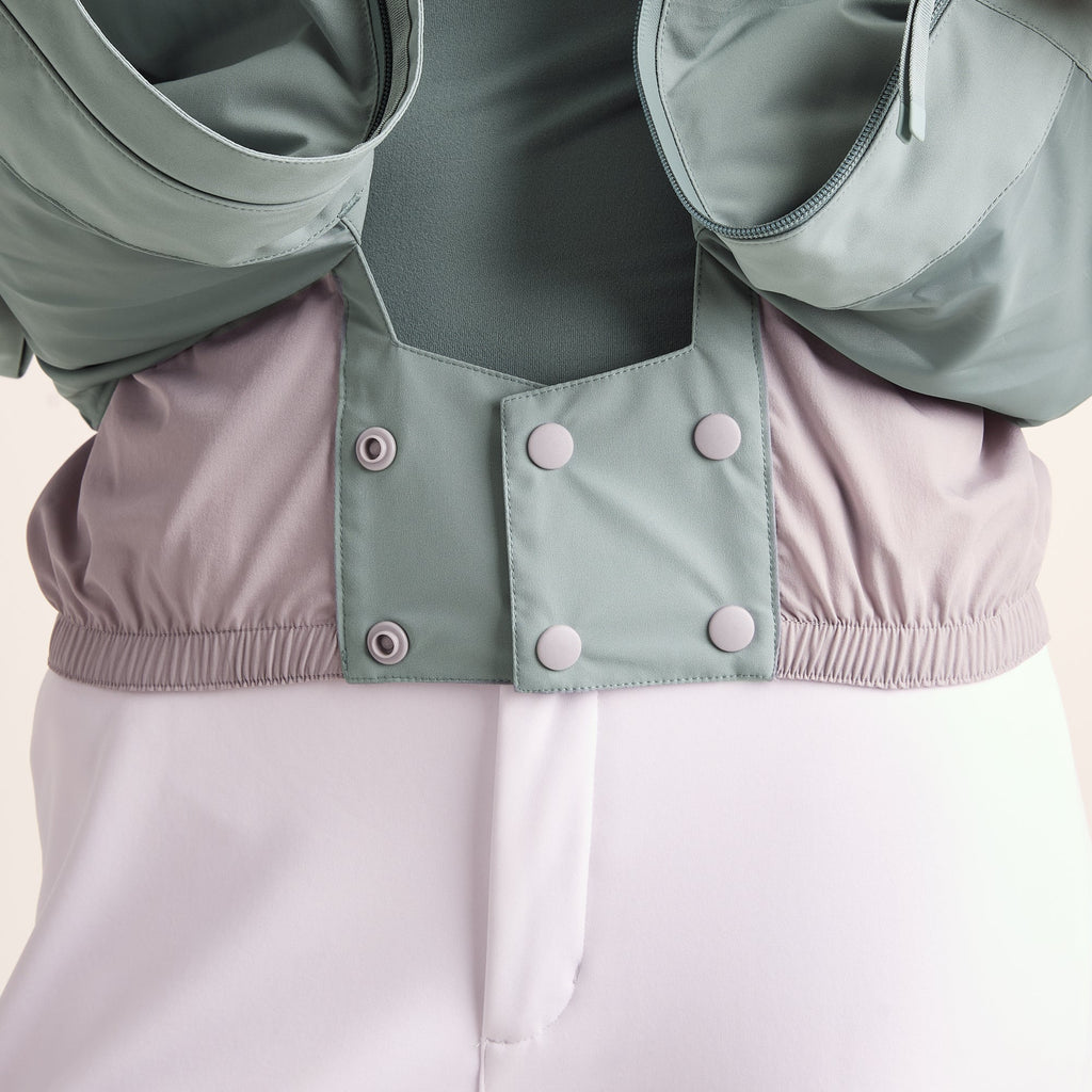Orelle Womens Insulated Ski Jacket - Mist Grey - Image 14