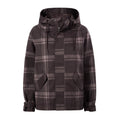 Ortega Womens Checked Waterproof Coat - Chocolate Brown - Image 10
