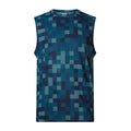 Pablo Mens Performance Vest - Inky Blue Pixel Print - Image 8