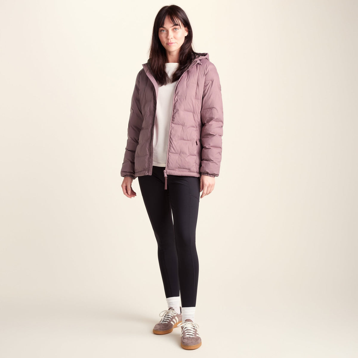 Palmer Womens Shower Resistant Insulated Jacket - Mauve - Image 2