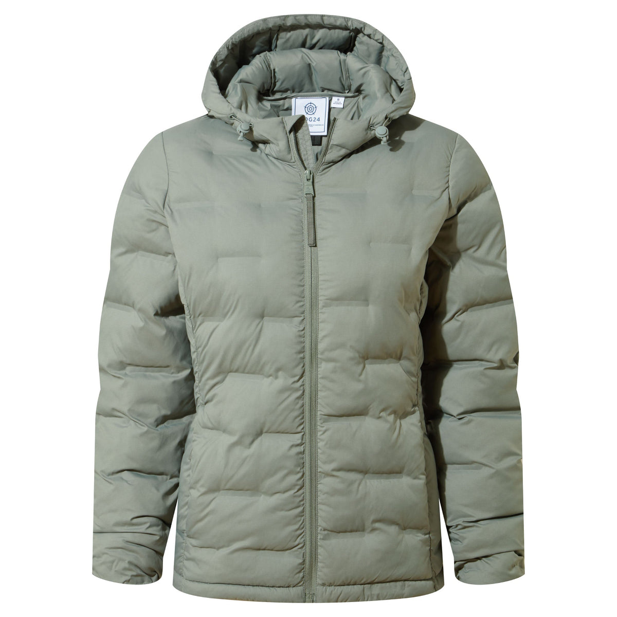 Palmer Womens Shower Resistant Insulated Jacket - Faded Khaki - Image 11
