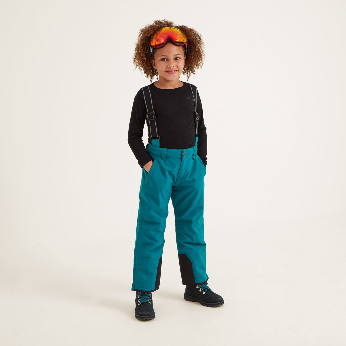 Pateley Kids Salopettes - Pacific Blue - Image 4