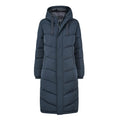 Raleigh Womens Long Insulated Jacket - Washed Blue - Image 9
