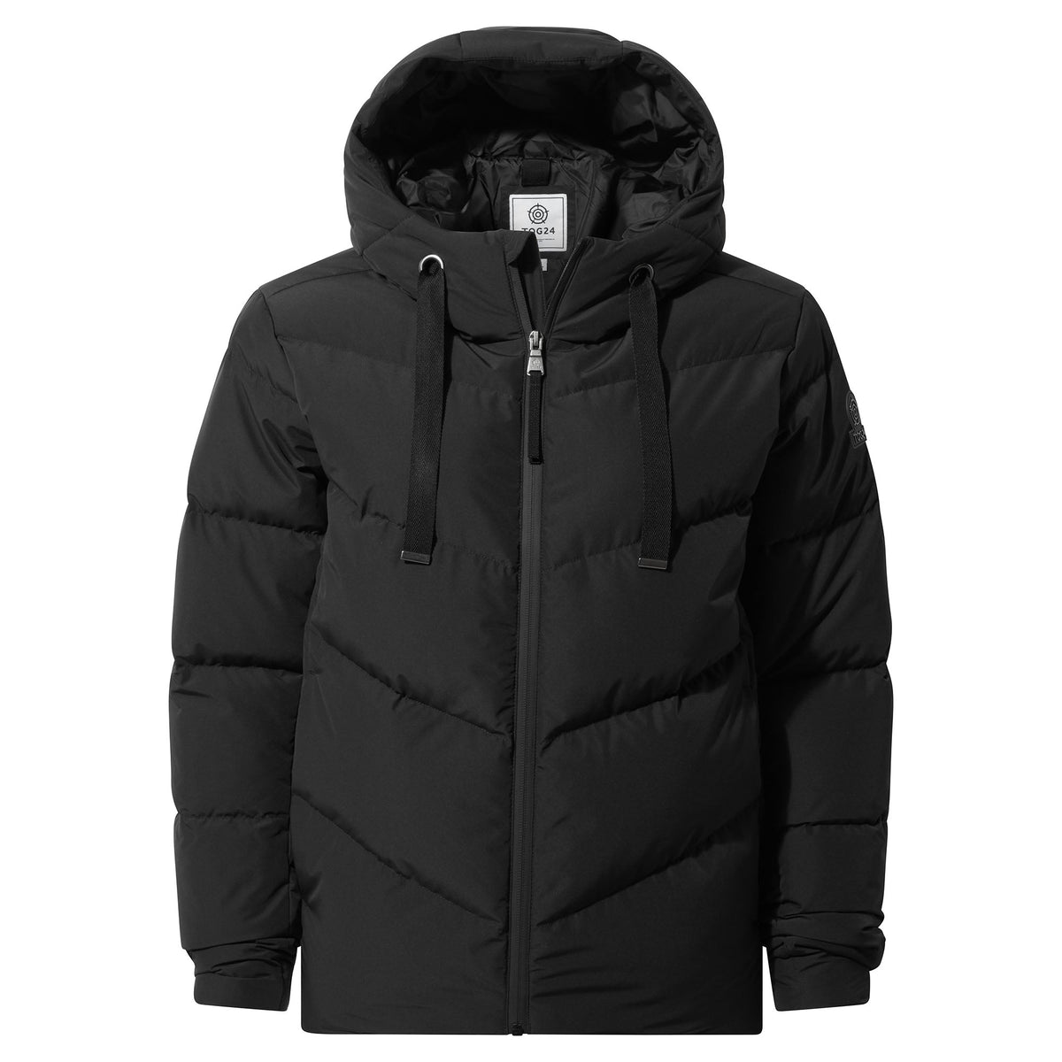 Raleigh Luxe Womens Shower Resistant Down Insulated Jacket - Black - Image 12