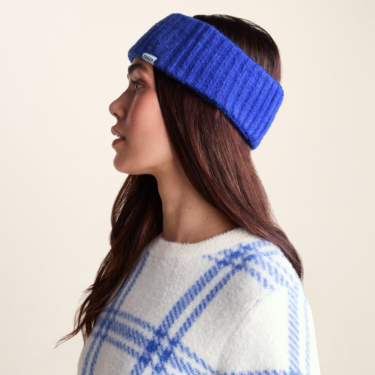 Ranora Knit Headband - Cobalt Blue - Image 2