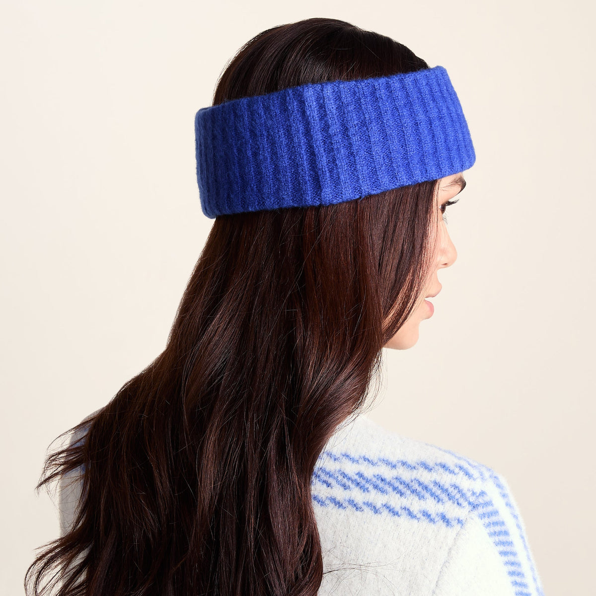 Ranora Knit Headband - Cobalt Blue - Image 3