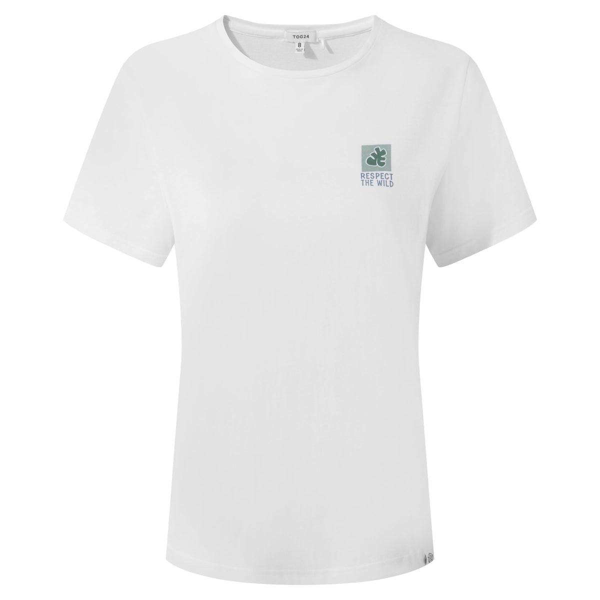 Respect Womens 100% Cotton Supersoft T-Shirt - Optic White - Image 5