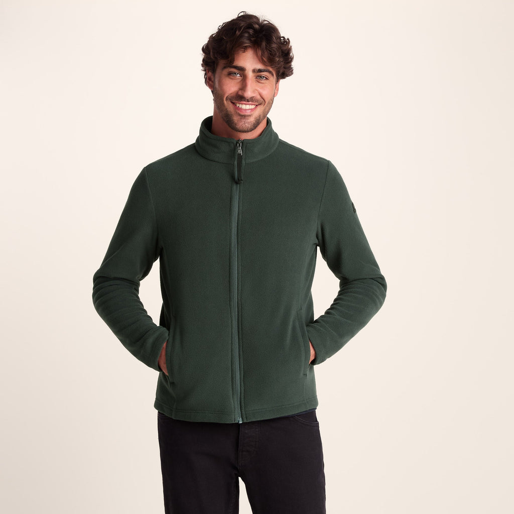 Revive Mens Fleece Jacket - Racing Green