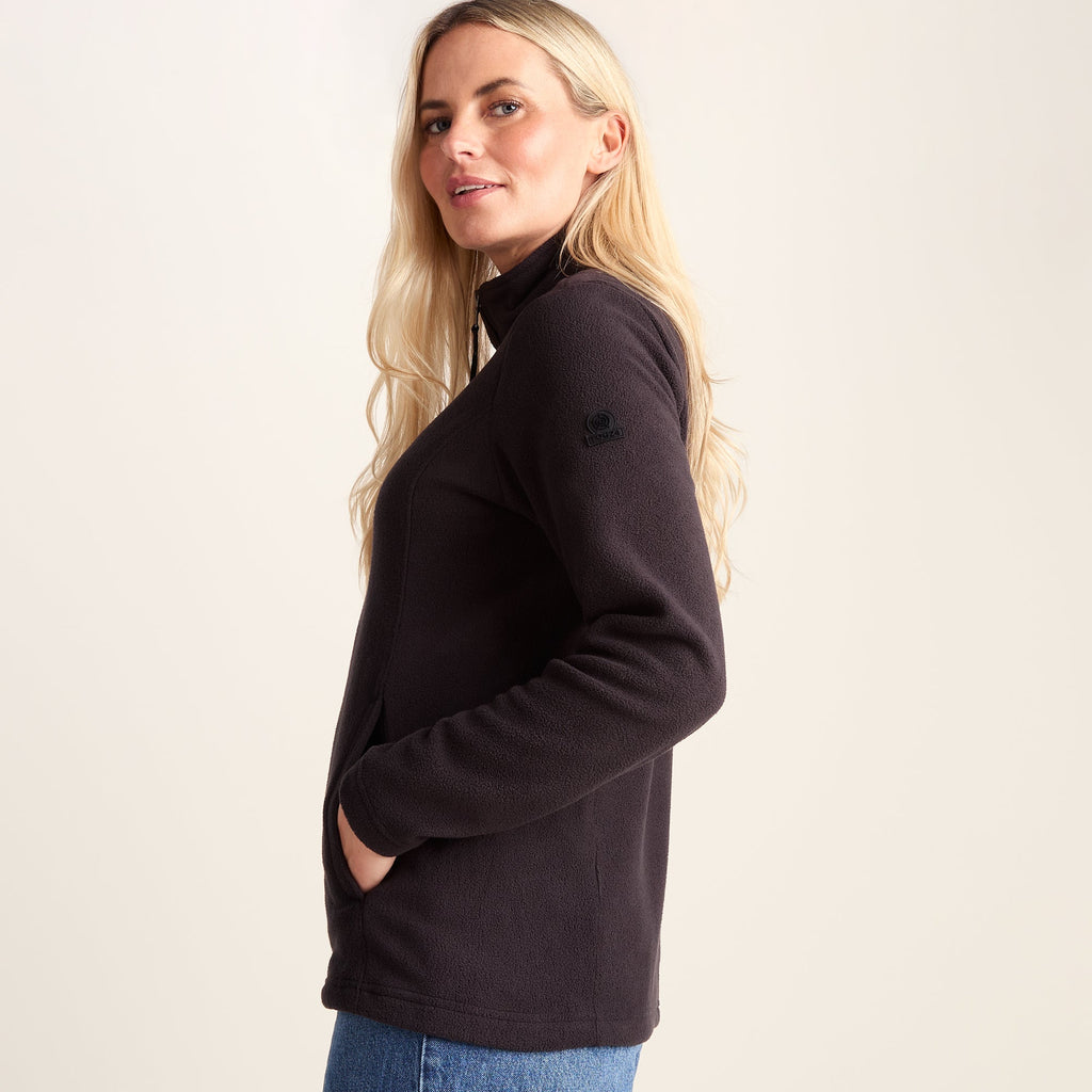 Revive Womens Fleece Jacket - Black - Image 7