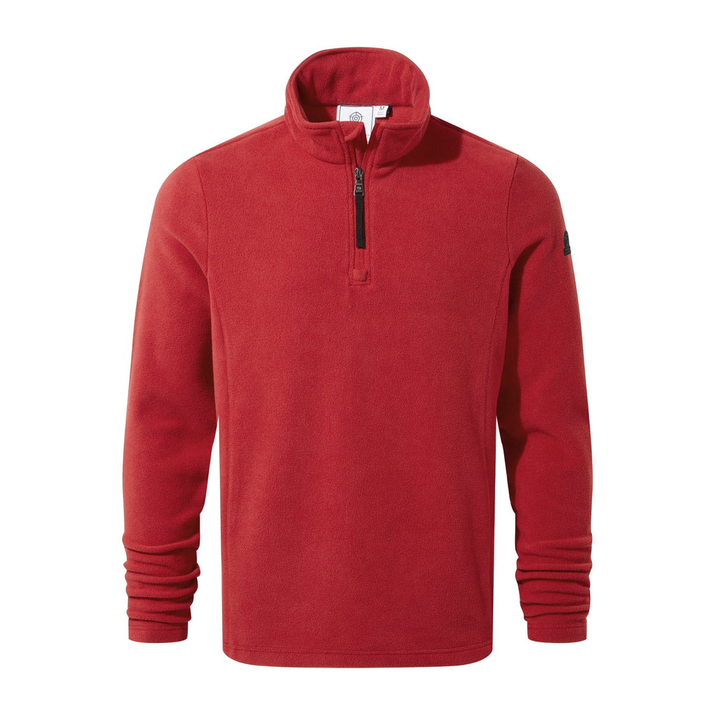 Revive Mens Quarter Zip Fleece - Chilli Red - Image 8