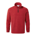 Revive Mens Quarter Zip Fleece - Chilli Red - Image 8