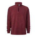 Revive Mens Quarter Zip Fleece - Garnet Red - Image 7