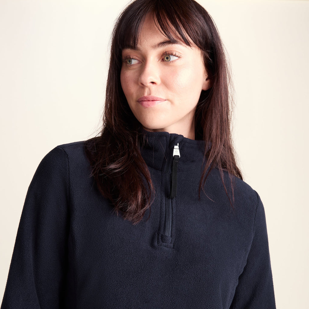 Revive Womens Quarter Zip Fleece - Dark Indigo - Image 6