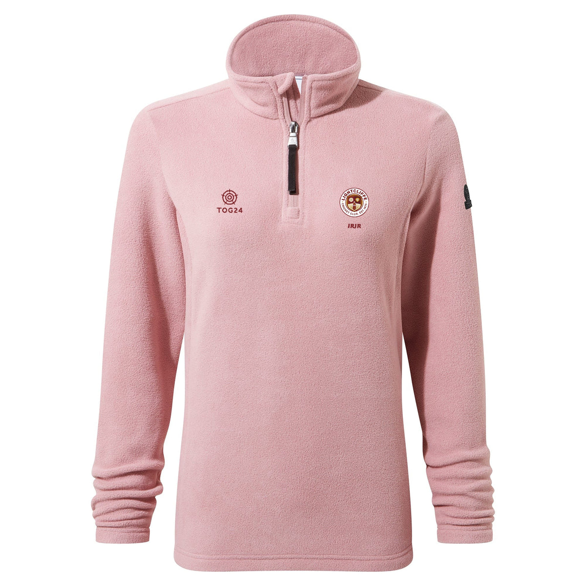 Lightcliffe CC Womens - Revive Quarter Zip Fleece Faded Pink - Image 2
