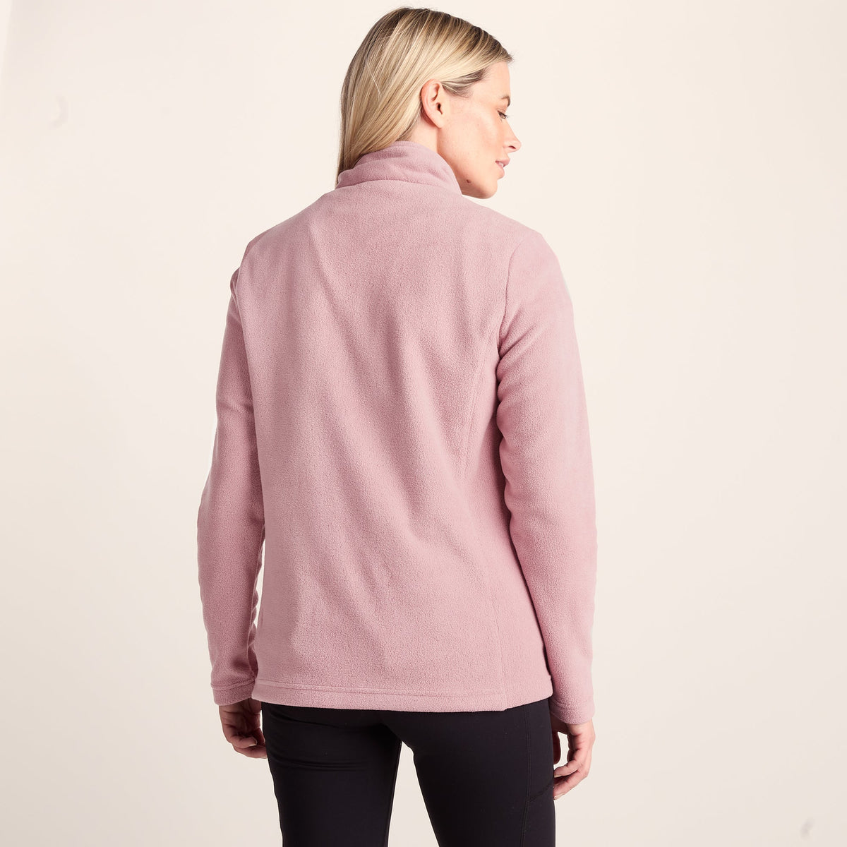 Revive Womens Quarter Zip Fleece - Faded Pink - Image 3