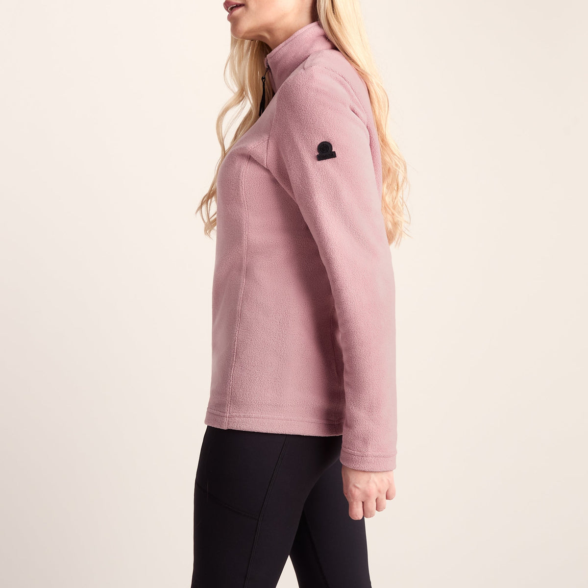 Revive Womens Quarter Zip Fleece - Faded Pink - Image 6
