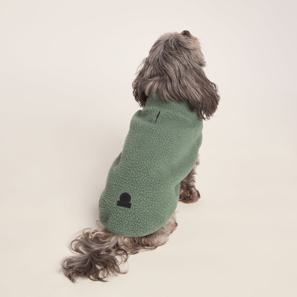 Rover Sherpa Dog Coat XS - Light Forest - Image 2