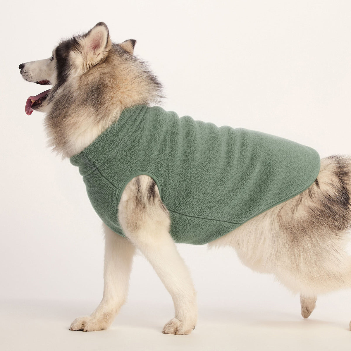 Rover Sherpa Dog Coat L - Light Forest - Image 4