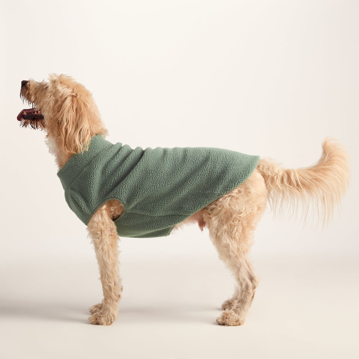 Rover Sherpa Dog Coat XL - Light Forest - Image 4