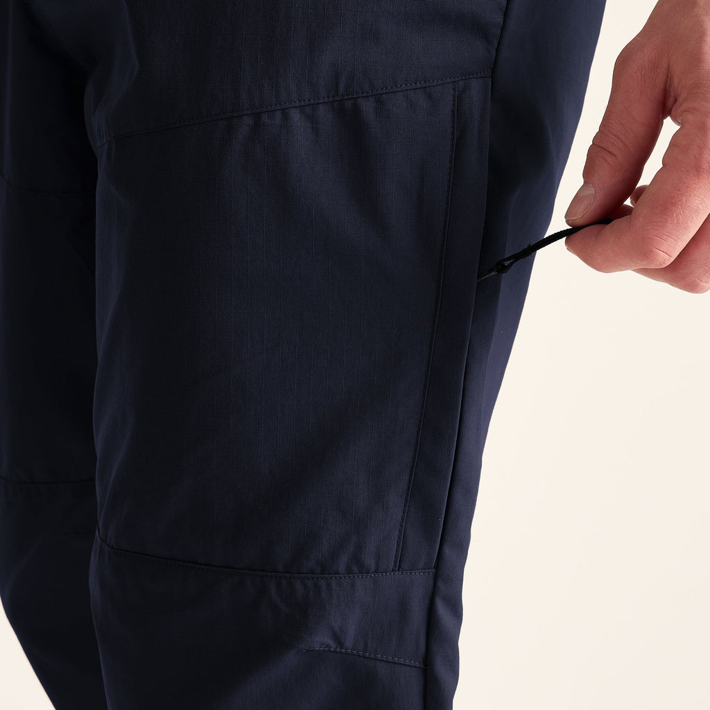 Rowland Mens Performance Trousers Short Leg - Navy - Image 6
