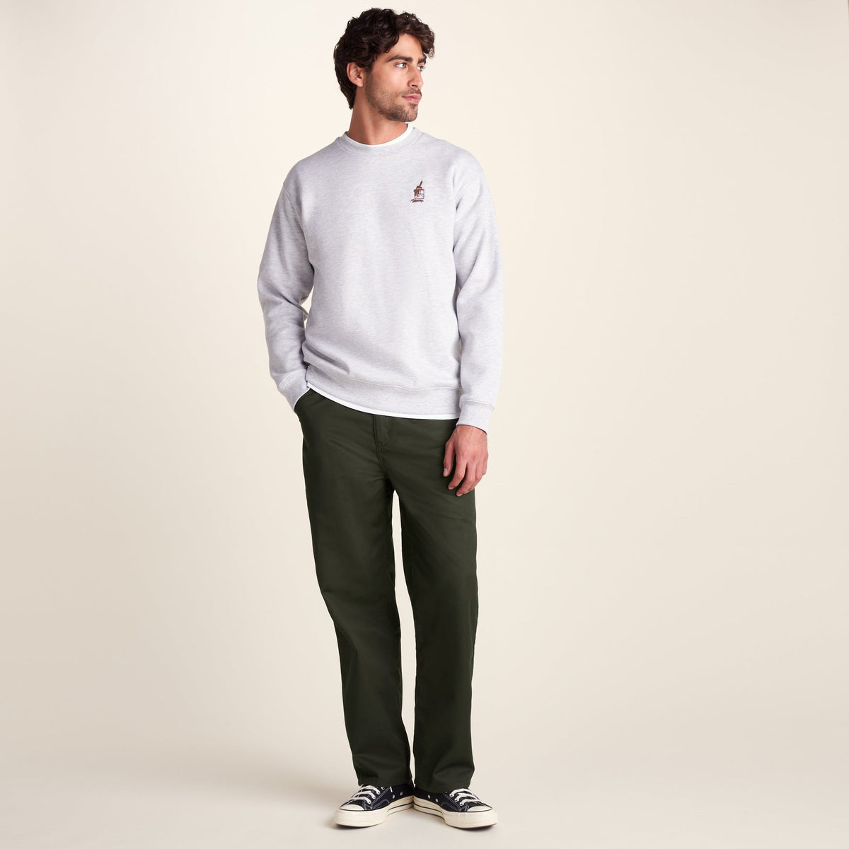 Sam Mens Straight Casual Chino Trouser - Khaki - Image 2