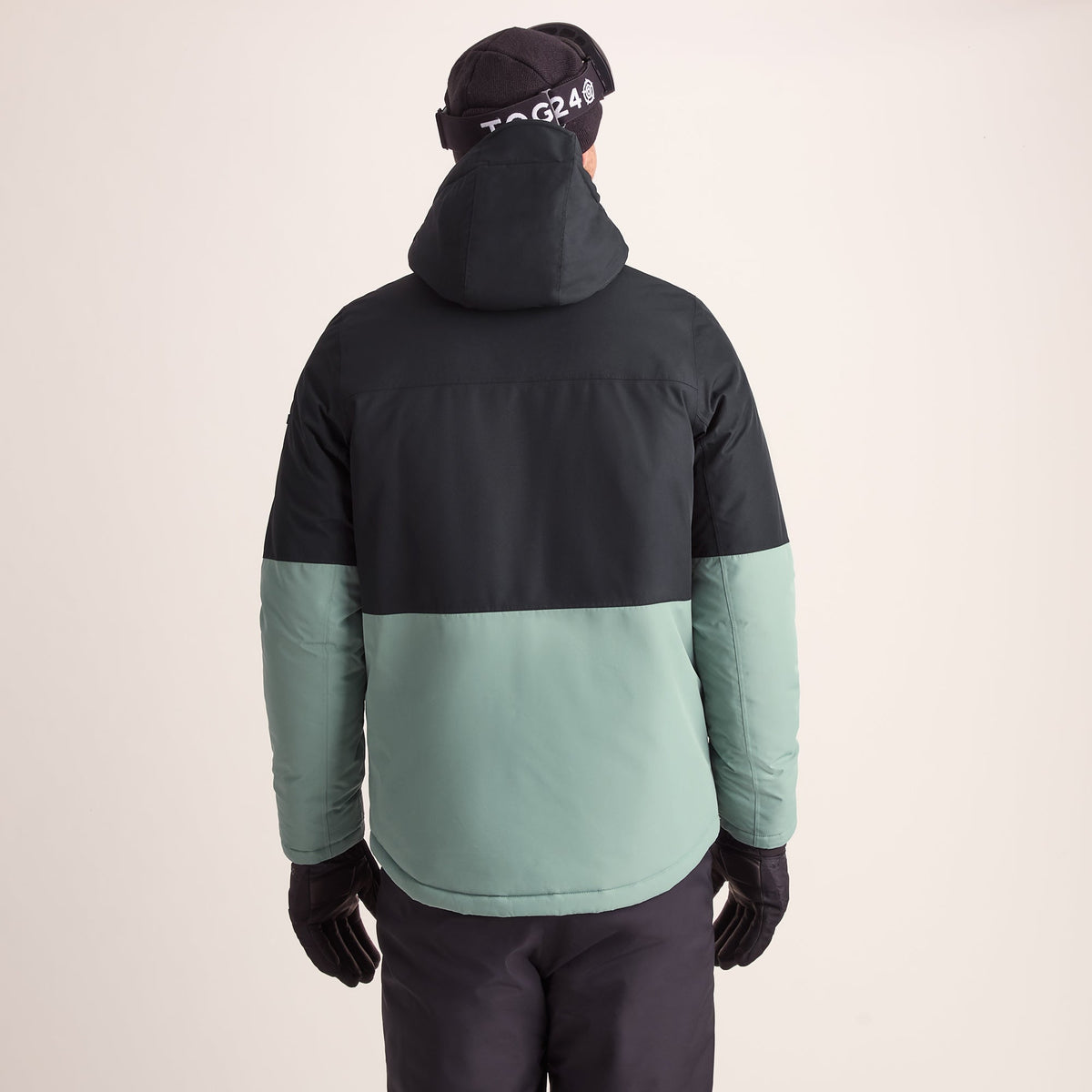 Samoens Mens Waterproof Ski Jacket - Steel Teal/Black - Image 4