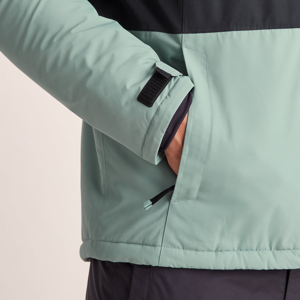 Samoens Mens Waterproof Ski Jacket - Steel Teal/Black - Image 9