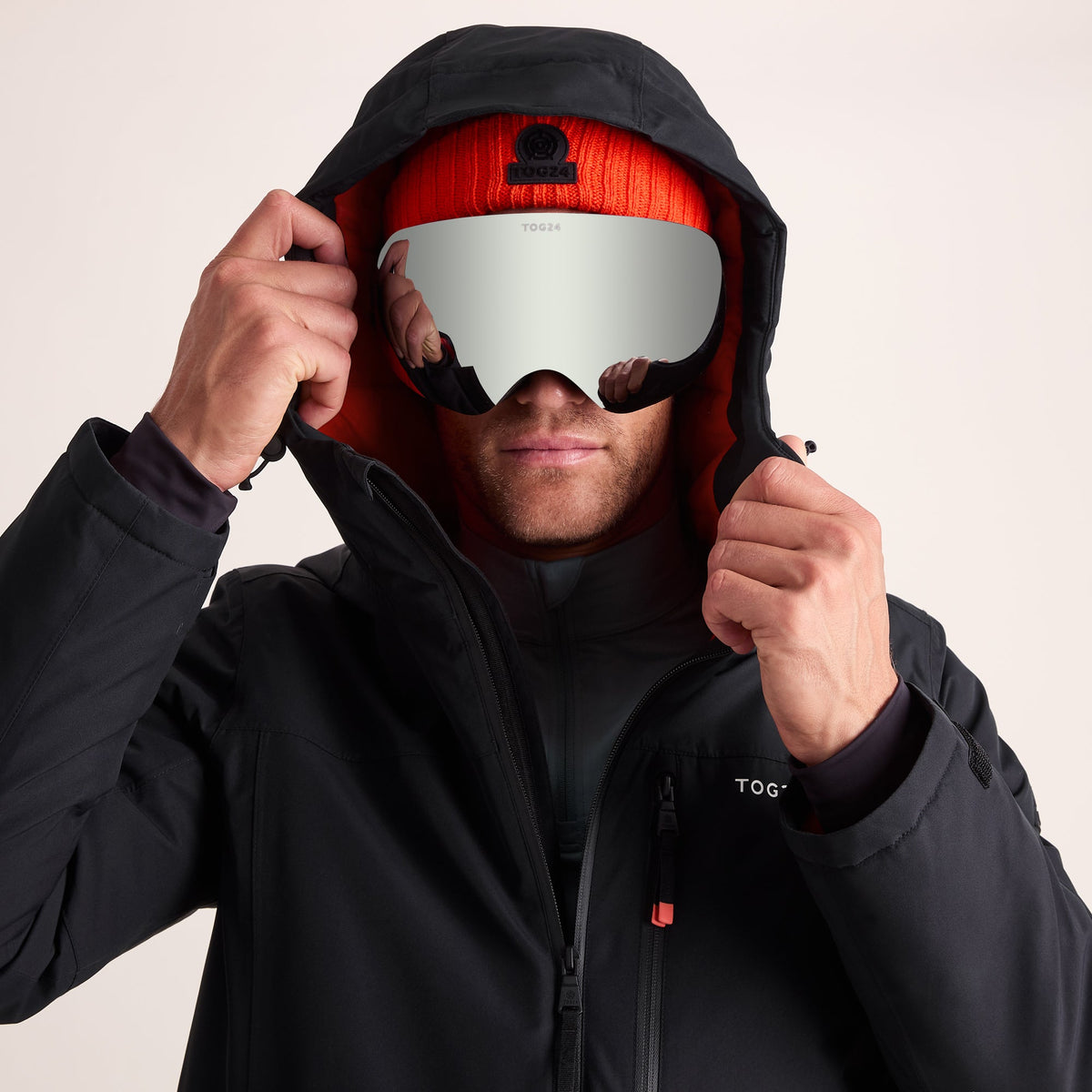 Samoens Mens Waterproof Ski Jacket - Black - Image 12