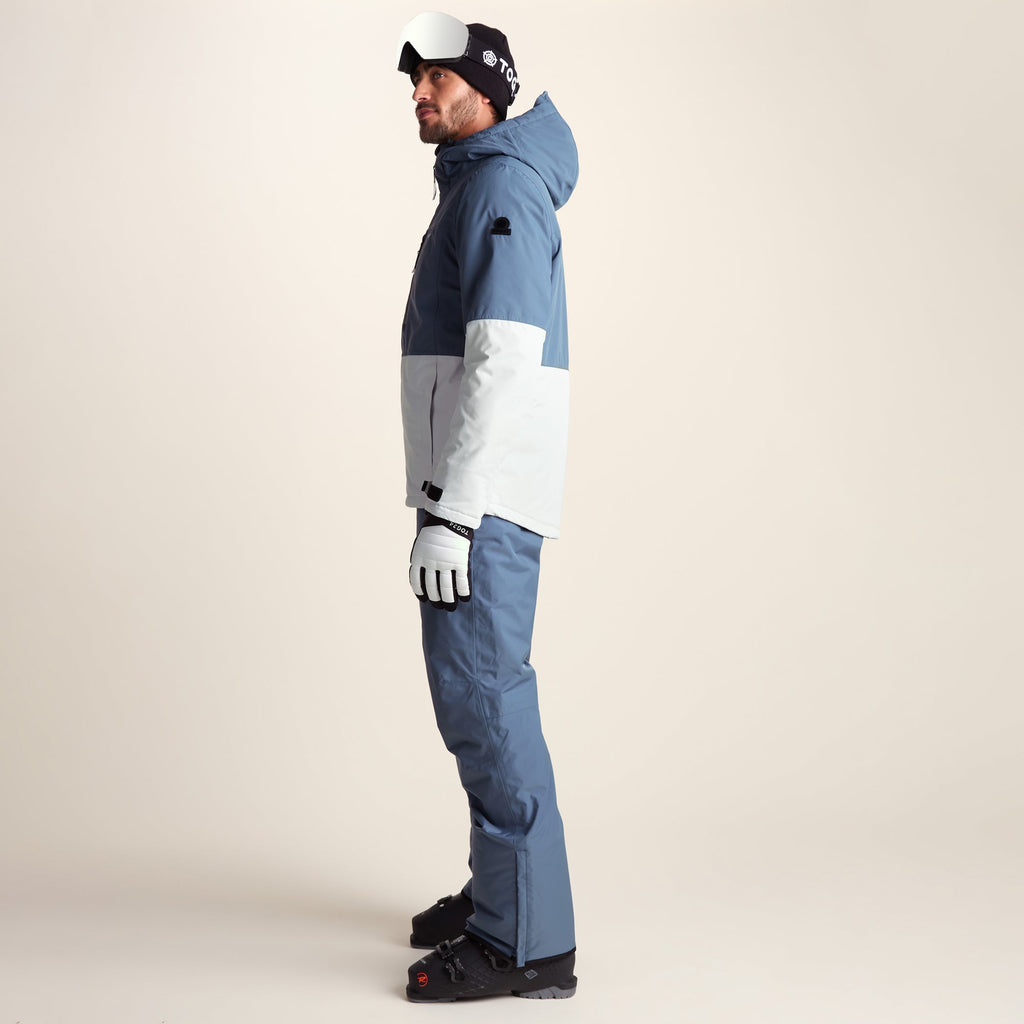 Samoens Mens Waterproof Ski Jacket - Steel Smokey Blue - Image 6