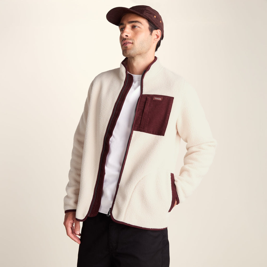Samson Mens Thermal Sherpa Jacket - Buttercream