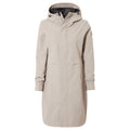 Saunter Womens Long Waterproof Jacket - Dark Taupe - Image 10