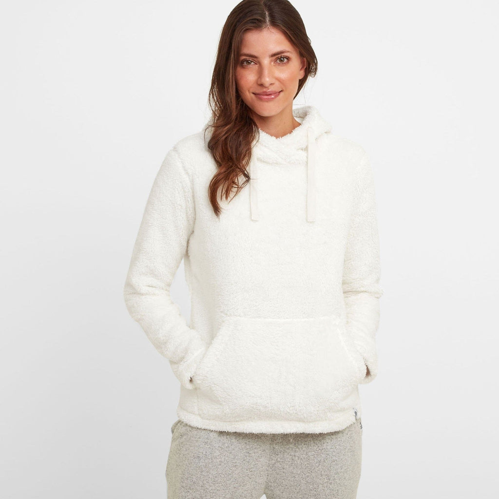 Sawley Womens Teddy Fleece Hoody - Ice Grey - Image 2