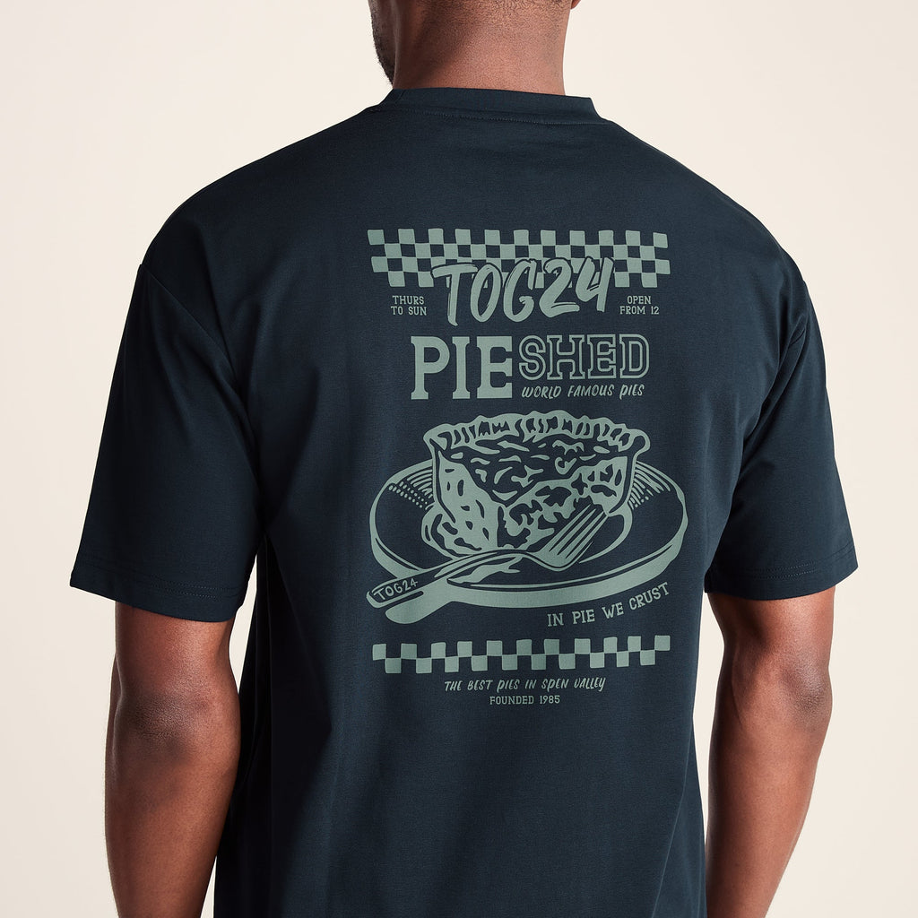 Shed Mens Premium Supersoft Relaxed Fit T-Shirt - Dark Indigo - Image 6