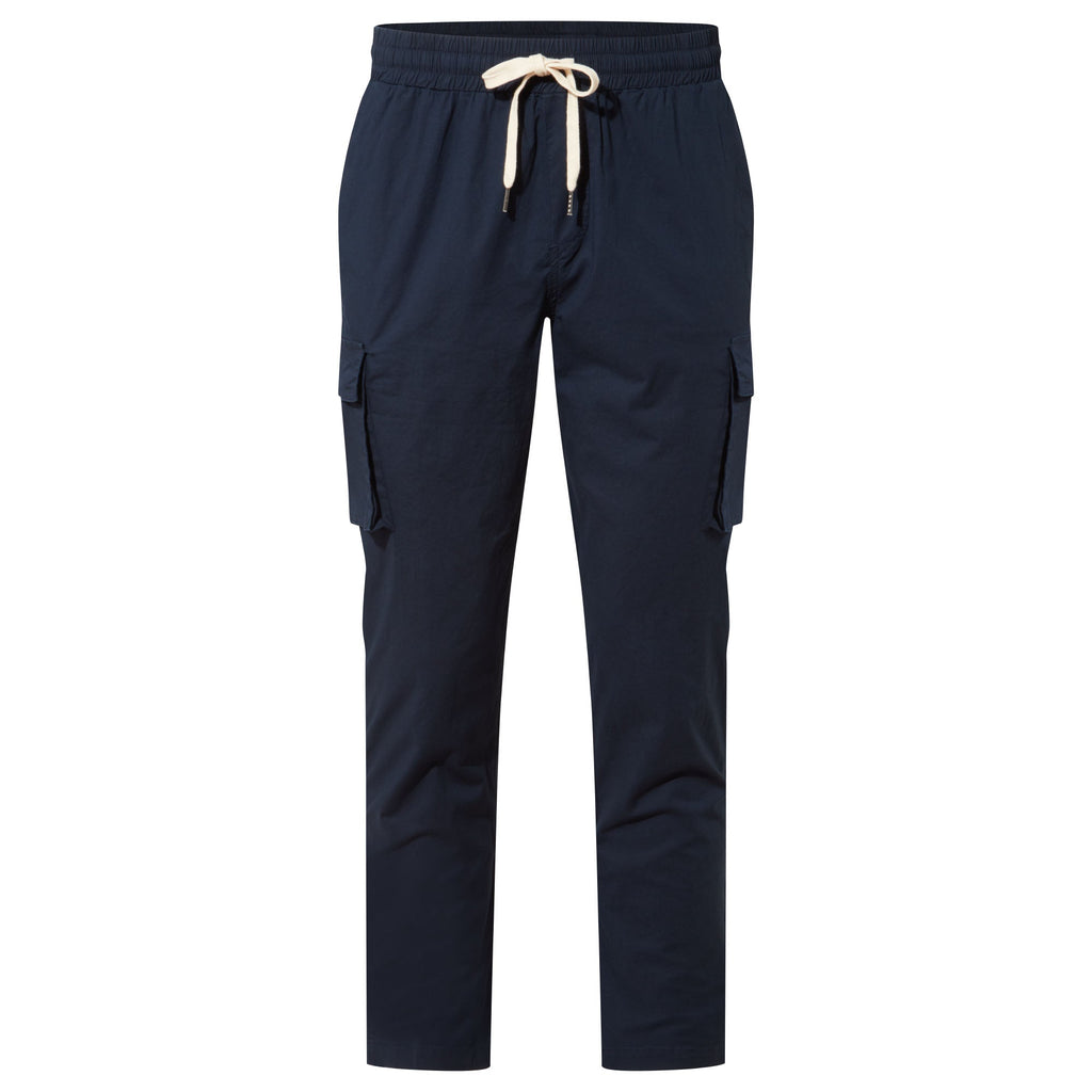 Silas Mens Cargo Trousers - Dark Indigo - Image 7