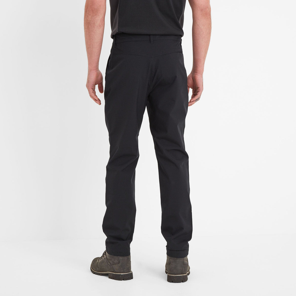 Silsden Mens Waterproof Trousers Short - Black - Image 2