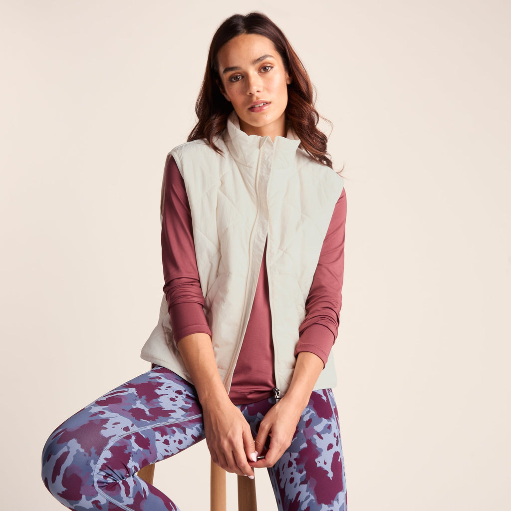 Slaley Womens Insulated Relaxed Fit Gilet - Vanilla - Image 5