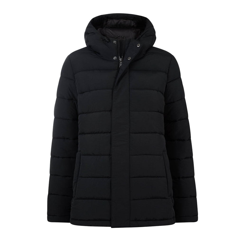 Sleight Womens Short Insulated Parka - Black - Image 9