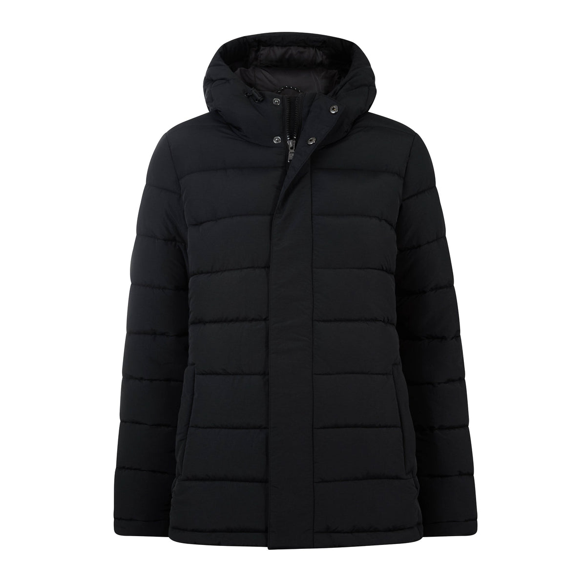 Sleight Womens Short Insulated Parka - Black - Image 9