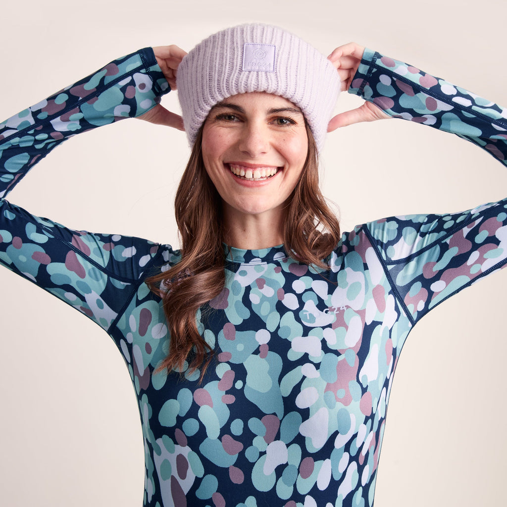 Snowdon Womens Thermal Crew Neck Base Layer - Scatter Print - Image 7