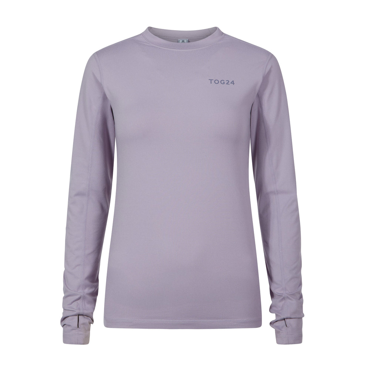 Snowdon Womens Thermal Crew Neck Base Layer - Lavender Grey - Image 8