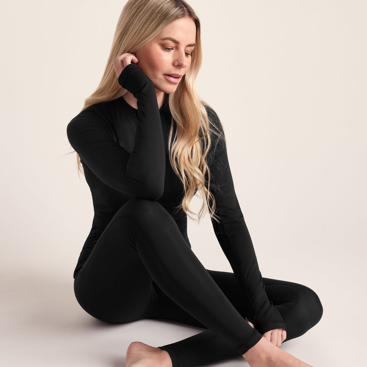 Snowdon Womens Thermal Base Layer Legging - Black - Image 4