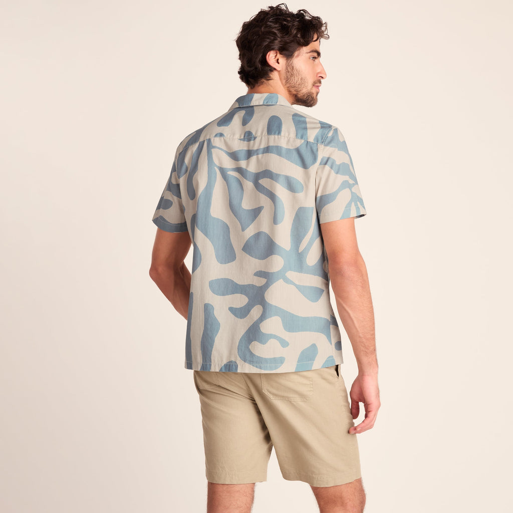 Strichen Mens Short Sleeve 100% Cotton Supersoft Shirt - Summer Sky - Image 4