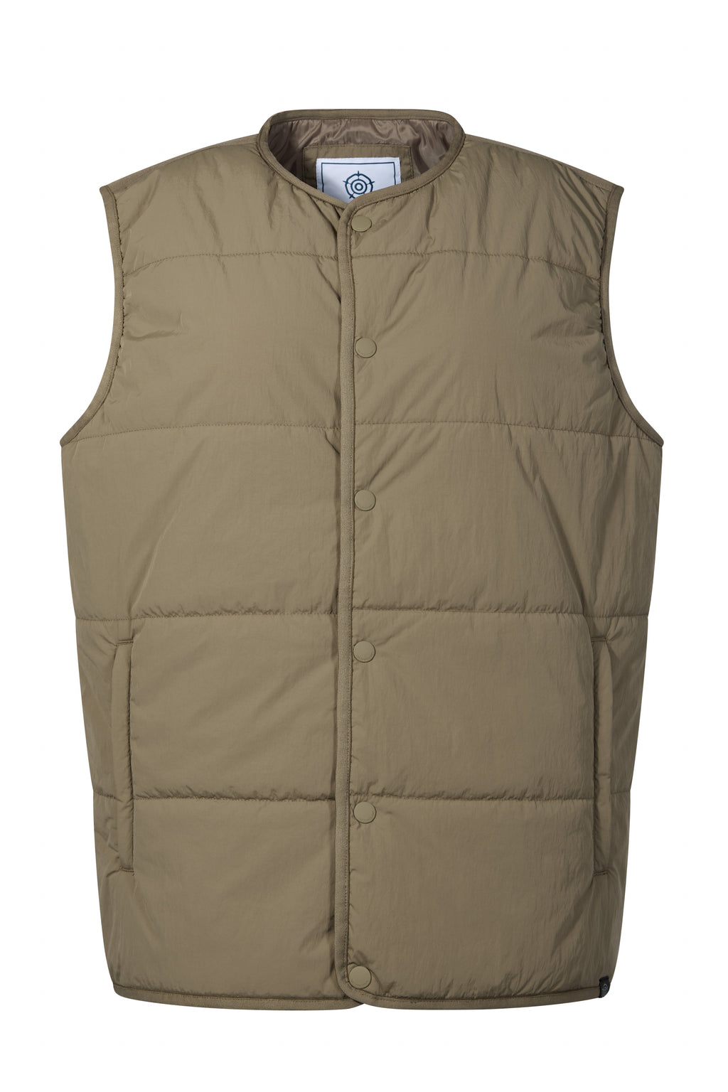 Sutterby Mens Shower Resistant Insulated Gilet - Mushroom - Image 10
