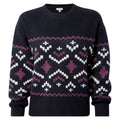 Tamara Womens Chunky Knitted Jumper - Dark Indigo - Image 9
