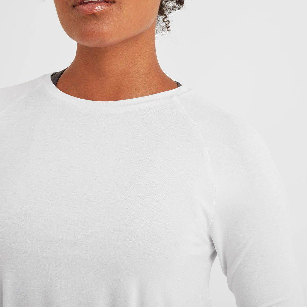Tanton Womens Tech T-Shirt - Optic White - Image 9