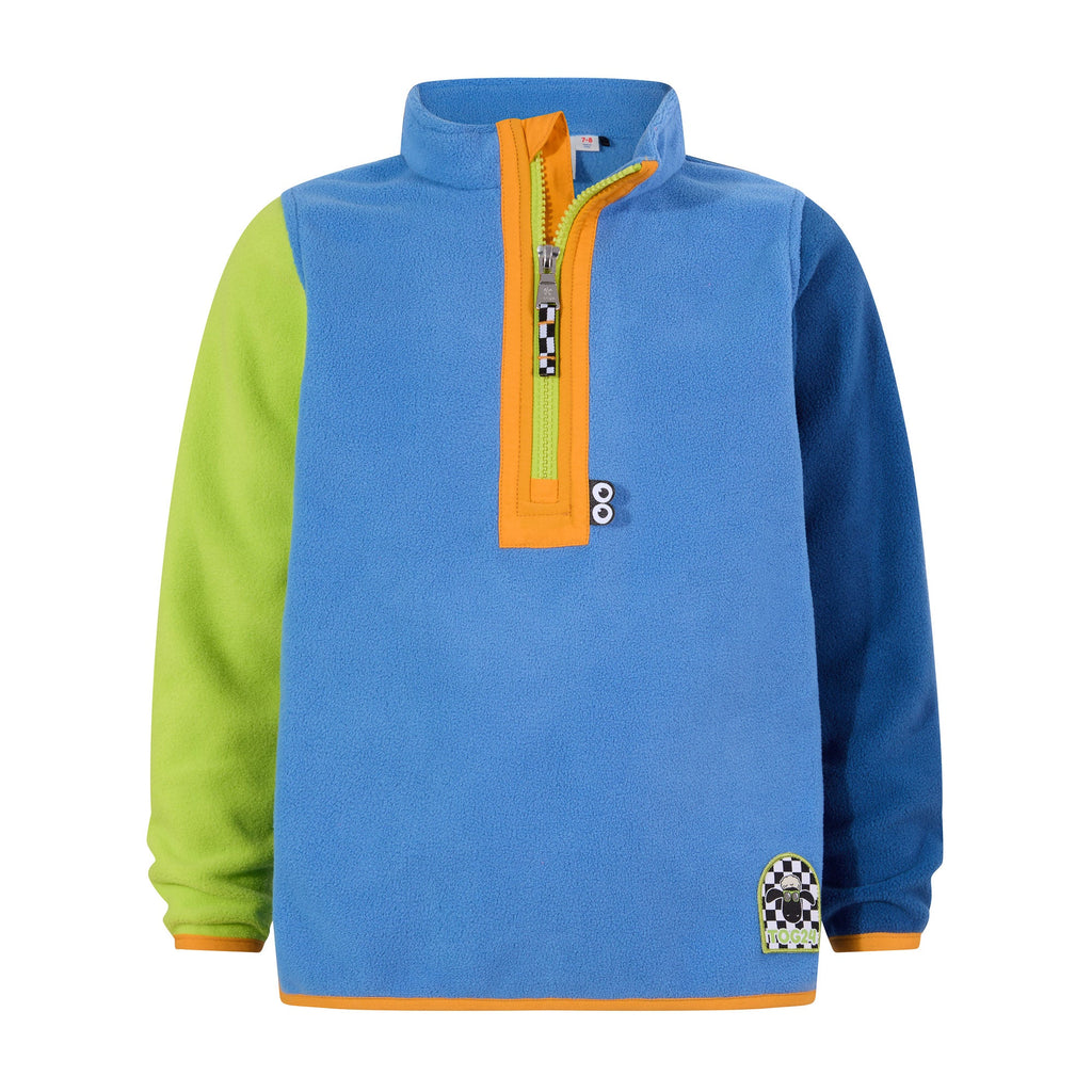 Texel Kids Shaun the Sheep Fleece Zip Neck - Bluebell - Image 7